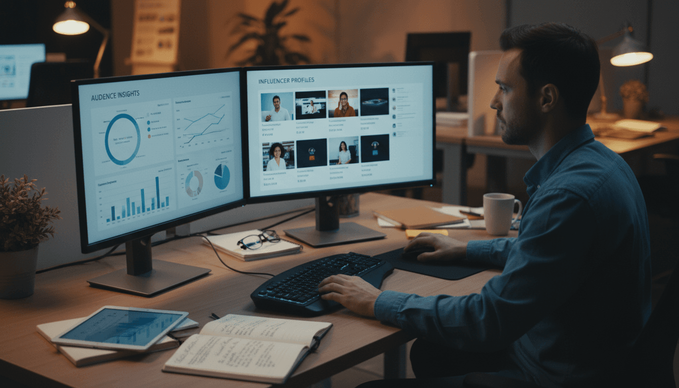 Influencer risk assessment and audience verification process